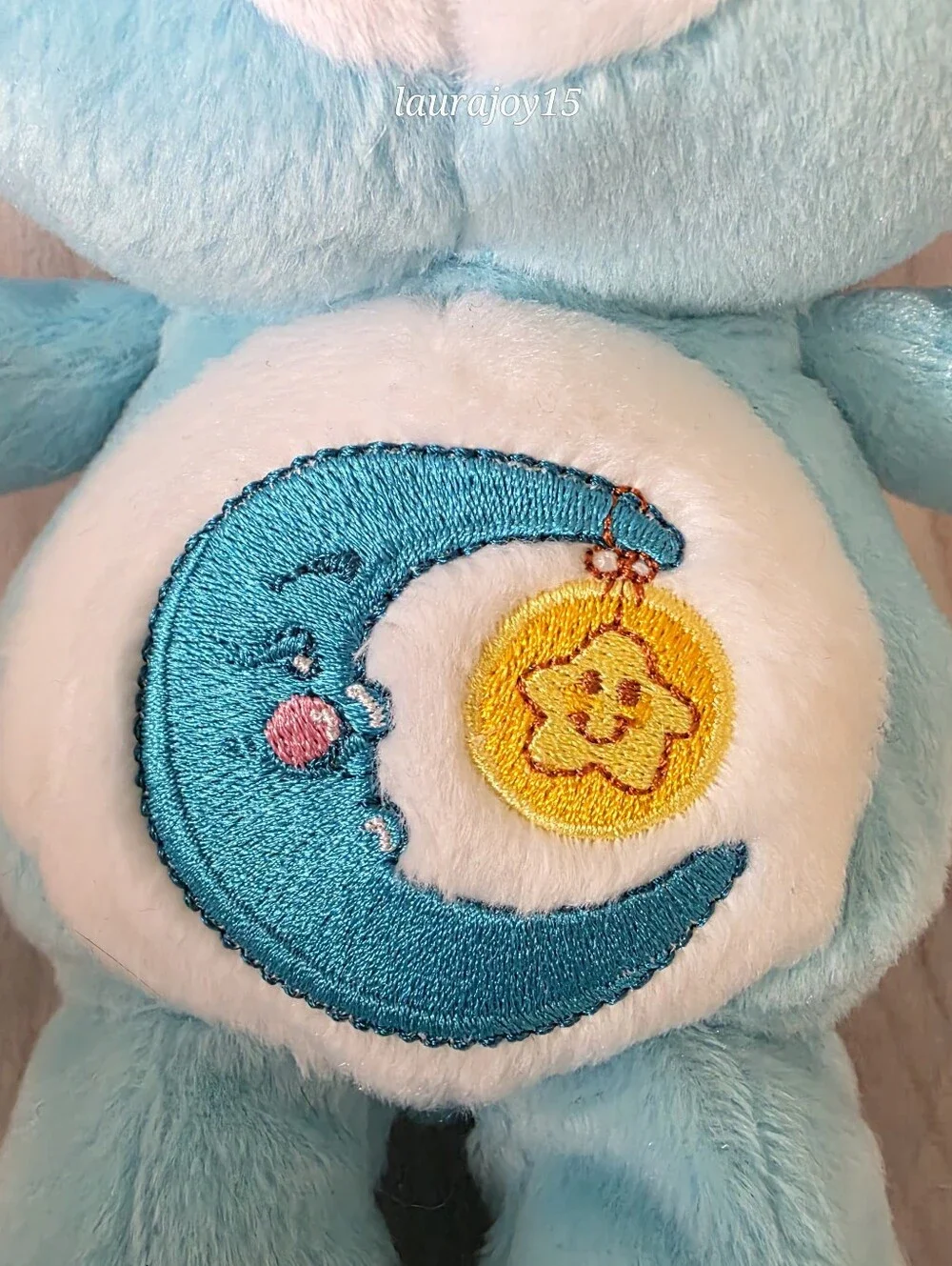 Care Bears Bedtime Bear Plush Toy With Tags 20th Anniversary Blue 9 Inch 2003